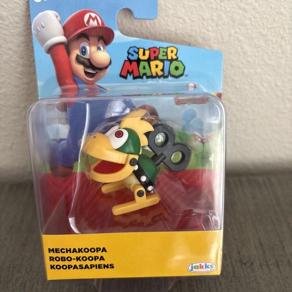 Jakks Pacific Super Mario Mechakoopa 2.5 Figure New